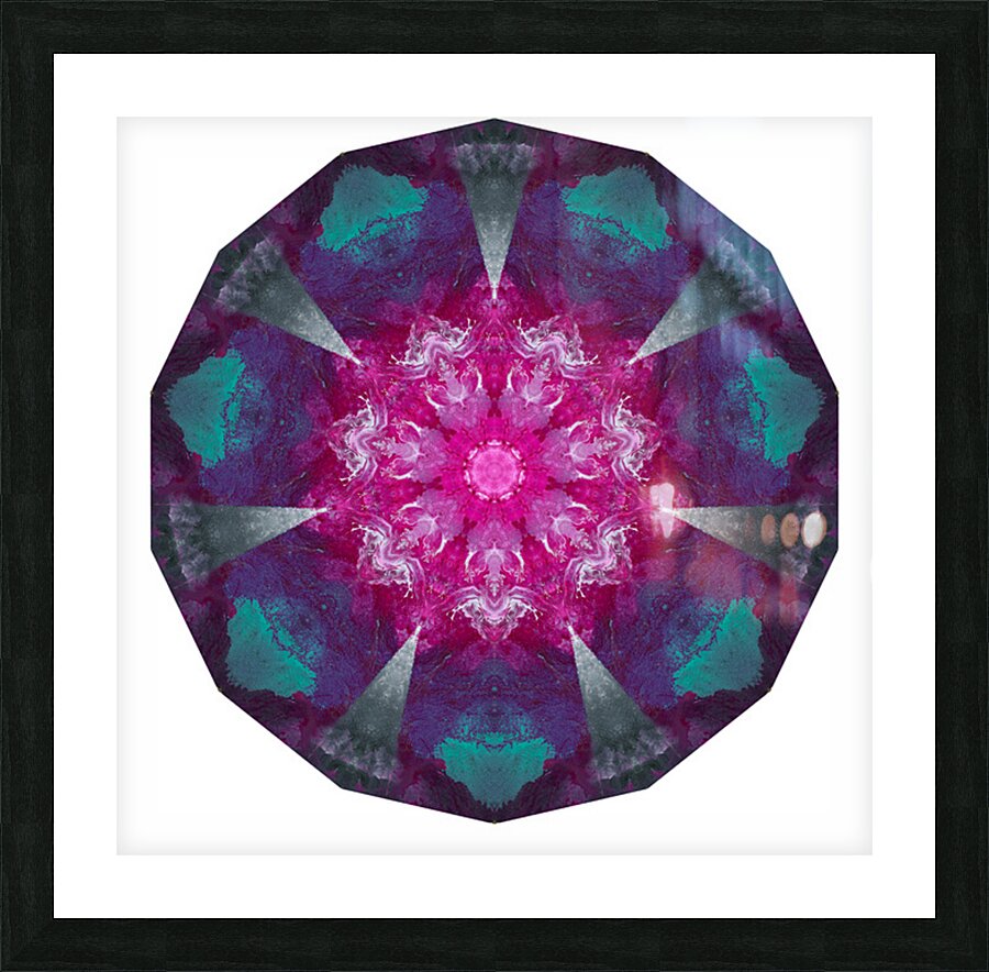 Kaleido60 Picture Frame print