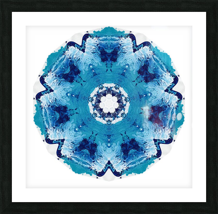 Kaleido48 Picture Frame print