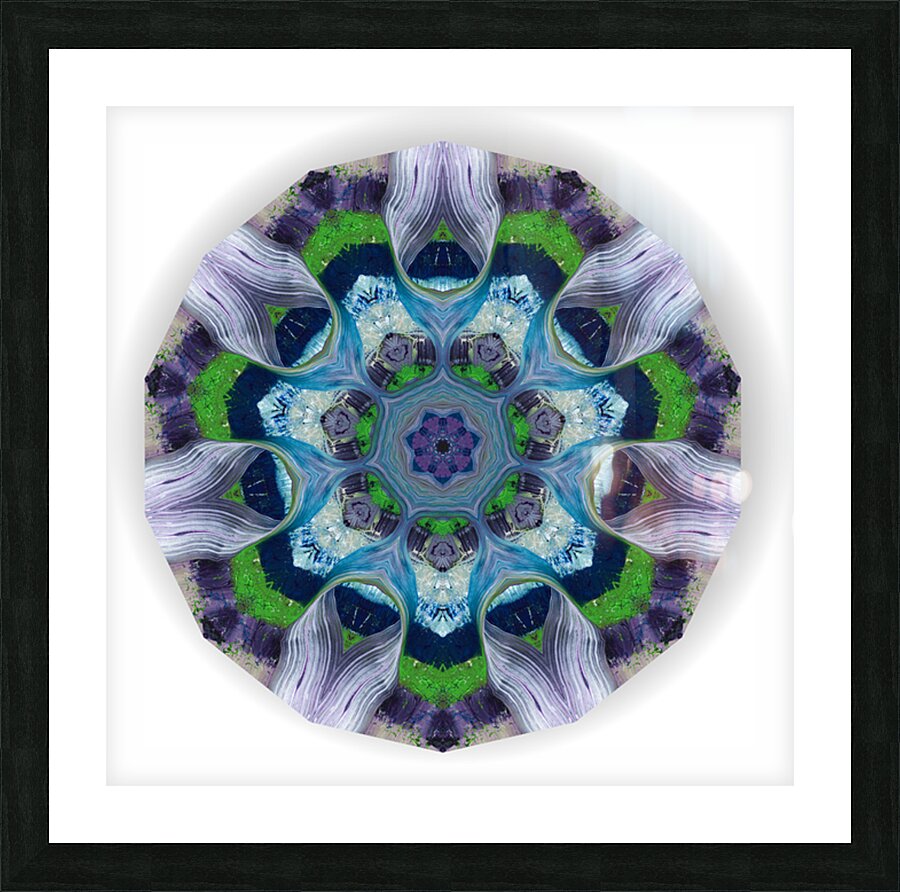 Kaleido11 Picture Frame print