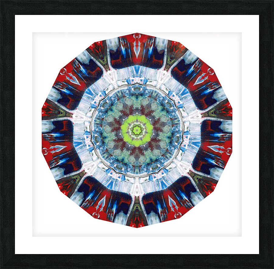 Kaleido49 Picture Frame print