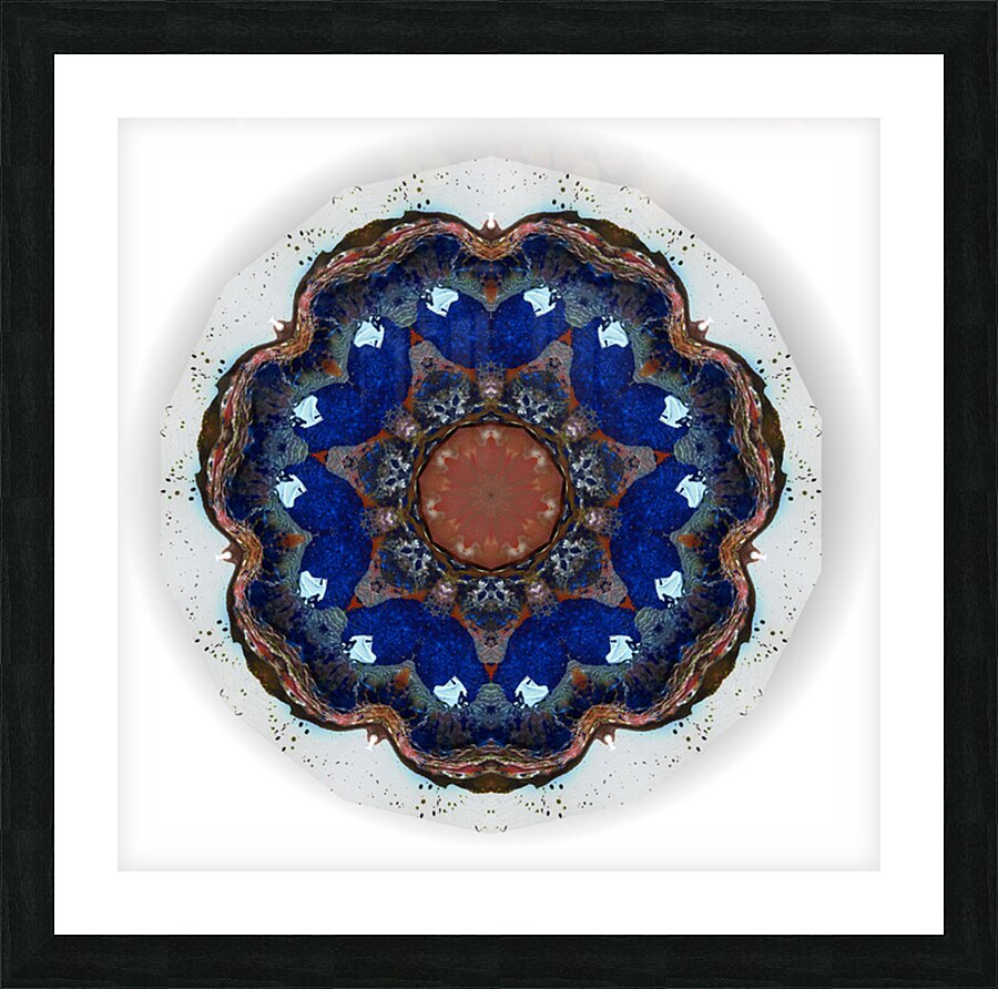 Kaleido17 Picture Frame print