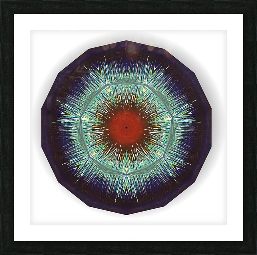 Kaleido15 Picture Frame print