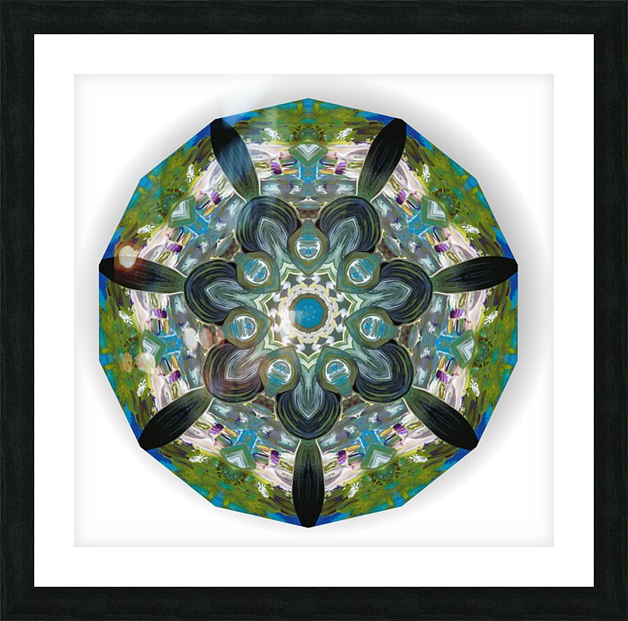 Kaleido8 Picture Frame print