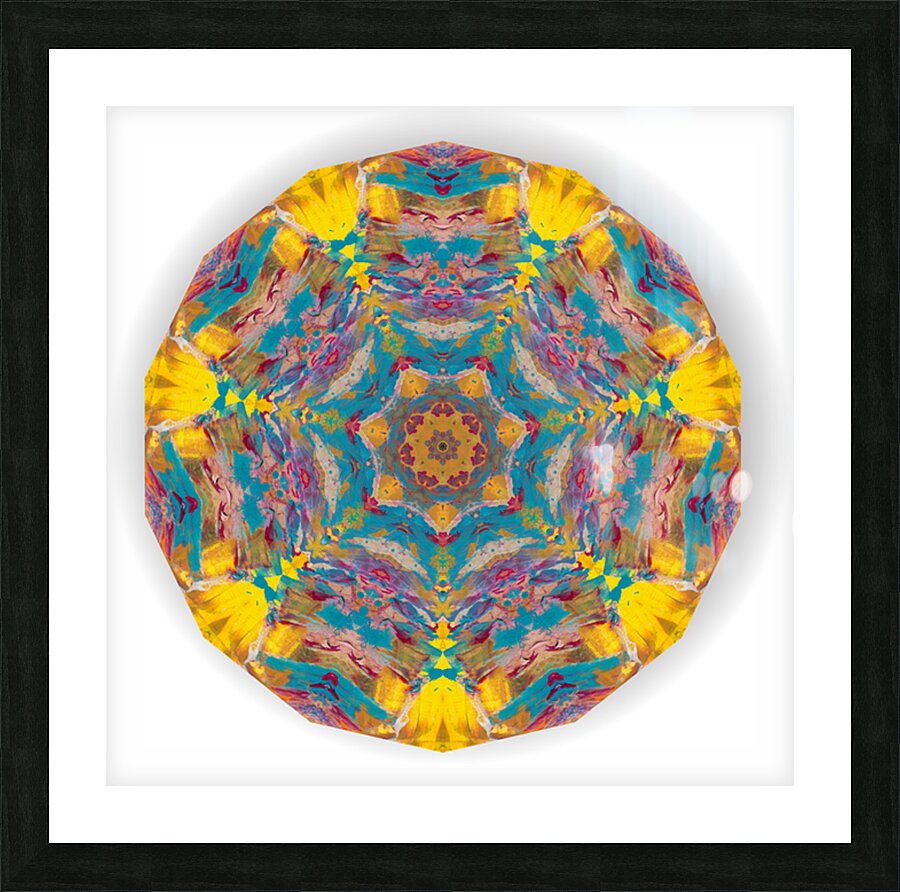 Kaleido19 Picture Frame print