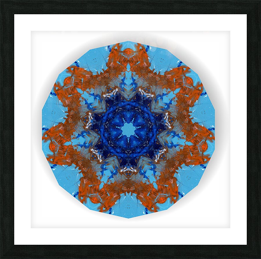 Kaleido27 Picture Frame print