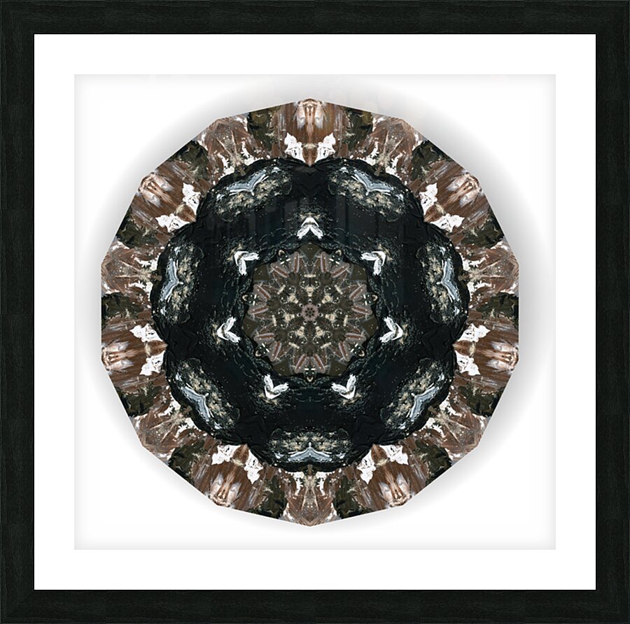 Kaleido18 Picture Frame print